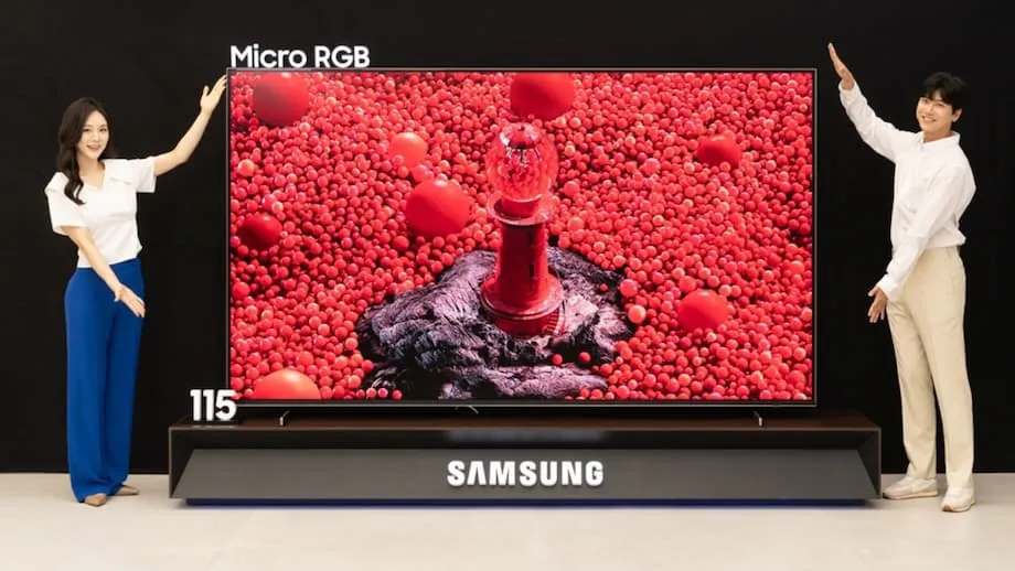 三星推出全球首款 Micro RGB 电视：超高端显示屏迎来新时代