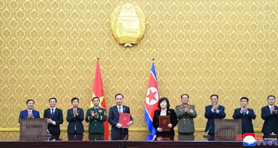 朝鲜与越南签署新合作协议，涵盖国防、卫生和媒体领域