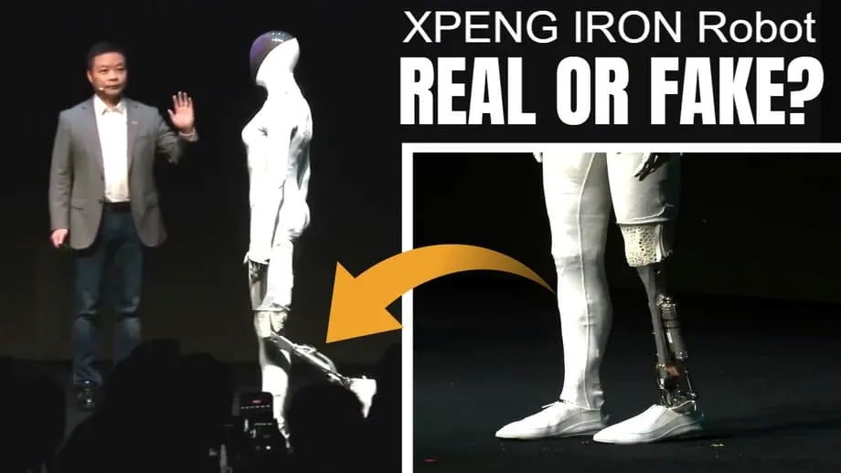小鹏IRON人形机器人步态酷似真人，计划2026年进驻门店