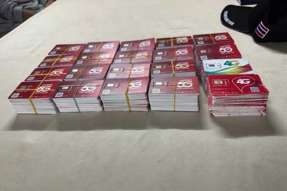 泰国边境逮捕行动查获1000张SIM卡，疑与缅甸诈骗窝点有关