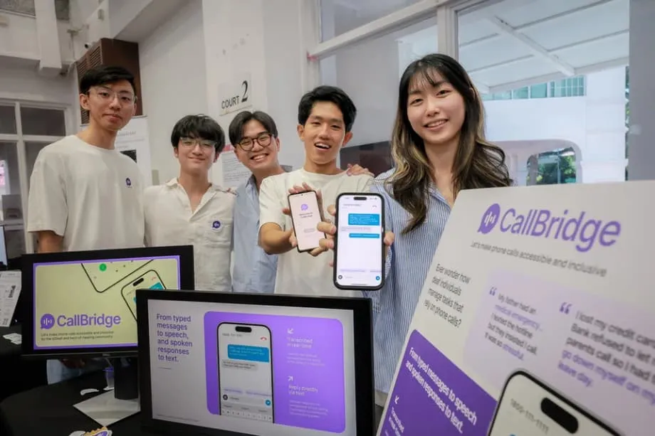 新加坡应用 CallBridge 助力聋人拨打和接听电话