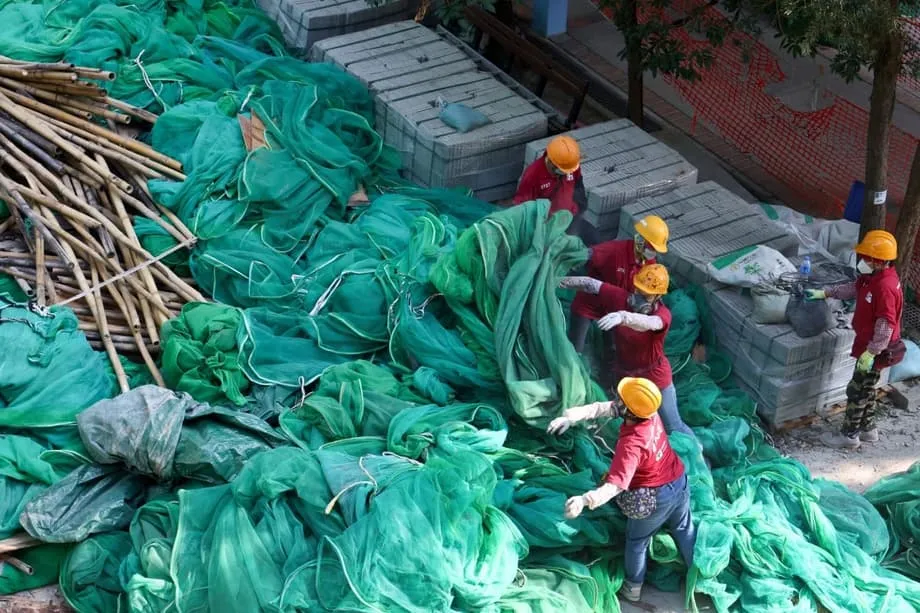 香港棚架防护网虽通过安全标准测试仍起火