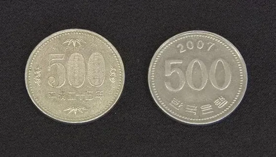 日本出现大量韩国500韩元硬币冒充500日元硬币的情况,小商家承受损失